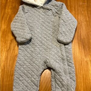 Carter's Quilted Gray Footie